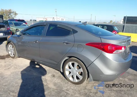 2013 Hyundai Elantra Limited из США, поврежденный, VIN 5NPDH4AE8DH226498